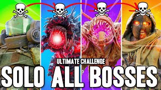 COD MW3 ZOMBIES  KILLING EVERY BOSS IN ONE GAME IMPOSSIBLE CHALLENGE [upl. by Verada]