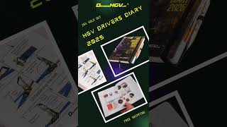 HGV Drivers Diary 2025 😍👌Thank you for your support 😊 lorrydrivers hgvdrivers hgv [upl. by Driscoll518]