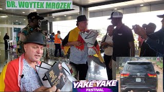 Finaly Dr Woytek Mrozek Is In Uganda For Yake Yake Festival With Dr Jose ChameleonCindy Ykee Benda [upl. by Eugaet819]