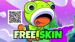 SKIN GRÁTIS DO LEON NOsquadbusters BASTA LER O QR CODE FroggieLeonGiveaway giftedbysupercell [upl. by Brook]