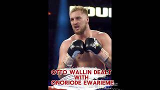 Otto Wallin dealt with Nigerian Onoriode Ewarieme [upl. by Manup650]