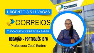 CONCURSO CORREIOS 2024 Tudo o que você precisa saber sobre a IBFC  Redação e Português [upl. by Hacker]