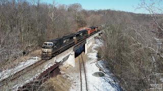 NS 9770 Wabash IN 22022 Train 181 Edit [upl. by Christos593]