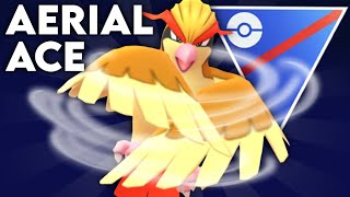 AERIAL ACE PIDGEOT IS A GREAT BUFF THAT NO ONE IS TALKING ABOUT  Pokémon GO Battle League [upl. by Nelia660]