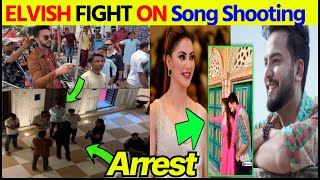 Elvish Yadav friend Arrest On Shooting  Elvish Yadav New Music♥️Video Urvashi Rautela  Kirti Mehra [upl. by Sadinoel707]