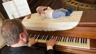 First Time my Baby Hears Bach [upl. by Nrubyar]