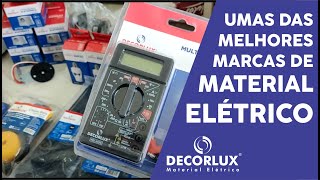 Decorlux Material Elétrico conheça essa marca que trabalho na minha loja [upl. by Walden]