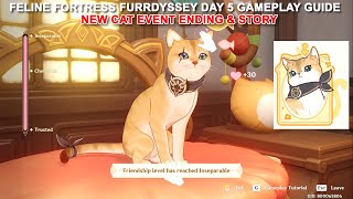 Feline Fortress Furrdyssey Day 5 Gameplay Guide  New Cat Event Ending amp Story  Genshin Impact [upl. by Erialcyram]