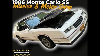 1986 Monte Carlo SS Interior amp Motor Swap [upl. by Assiruam]