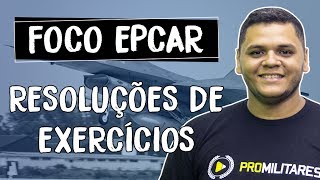 FOCO EPCAR  Resoluções de Exercícios  Matemática  Thiago Esquian [upl. by Ahsiyk]