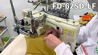 Yamato FD62SDLF Worlds First Mechanism realizes beautiful seam Feed off the arm Flatseamer [upl. by Flosi123]