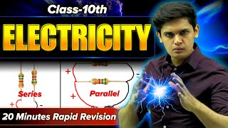 Electricity in 20 Minutes🔥 Class 10th  Rapid Revision  Prashant Kirad [upl. by Manlove]