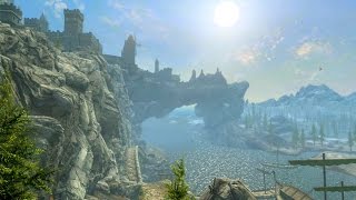 Skyrim Special Edition  All Cities with NEW Graphics  Skyrim PS4 Footage [upl. by Nylrac]