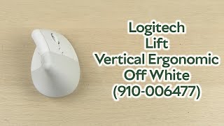 Розпаковка Logitech Lift for Mac Vertical Ergonomic Mouse Off White 910006477 [upl. by Tildi]