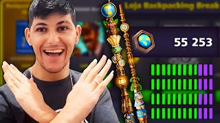 IMPARÁVEL  TACO BACKPACKING O MELHOR 8 BALL POOL [upl. by Osrock]