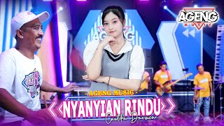 NYANYIAN RINDU  Cantika Davinca ft Ageng Music Official Live Music [upl. by Indihar]