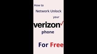 How to Network Unlock your phone from Verizon for free [upl. by Ayvid]