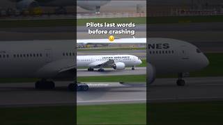 Pilots last words before crashing😥 planes aviation flight avgeeks airlines pilot shorts [upl. by Ivana]