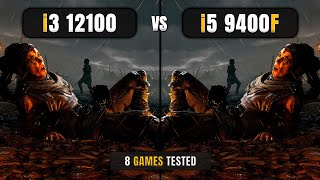 Intel Core i3 12100 vs i5 9400f  9th Gen i5 vs 12th Gen i3  4070 Ti Super [upl. by Avraham]