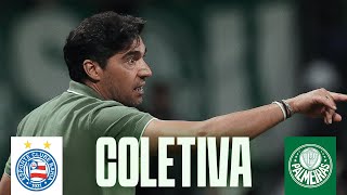 COLETIVA ABEL FERREIRA  BAHIA 1 X 2 PALMEIRAS  BRASILEIRO 2024 [upl. by Kendra862]