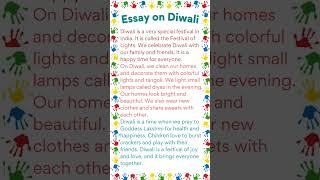 🪔 Essay on Diwali in English  Diwali Essay  Diwali Essay for Kids  Paragraph on Diwali🪔 [upl. by Nine]