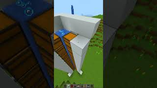 Minecraft Simple Minecart Elevator 😲 shortfeed minecraft [upl. by Schroer781]