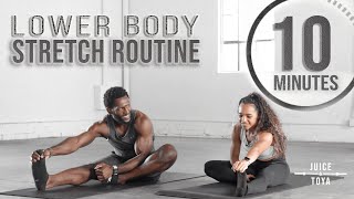 10 Minute Lower Body Stretch Routine For Tight Hamstrings amp Hip Flexors [upl. by Gentilis]