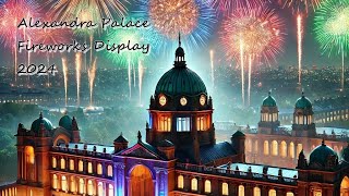 Alexandra Palace Fireworks Display London UK 02nd Nov 2024  4K [upl. by Selrahcnhoj]