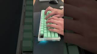 MX Black Hyperglide  Rehouse60  Stacked Acrylic  FR4  Typing Test [upl. by Suzette]