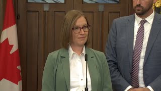 Government House leader Karina Gould outlines priorities as Parliament resumes – September 18 2023 [upl. by Baylor]