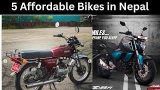 5 Affordable Bikes in Nepal [upl. by Ahsotan]