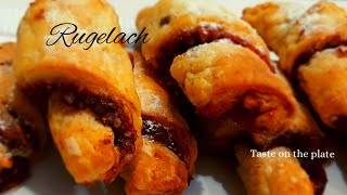 Rugelachrugelach recipeJewish pastrywalnut rugelachchocolate rugelach [upl. by Adlez]