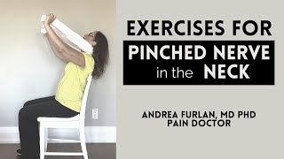 064 Exercises for pinched nerve in the neck Cervical Radiculopathy and neck pain relief [upl. by Grube476]