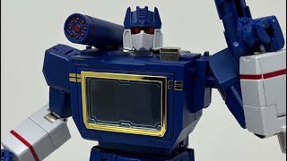 Robot Paradise RP01 Acoustic Wave Masterpiece Soundwave w Frenzy Figure Review [upl. by Shirl19]