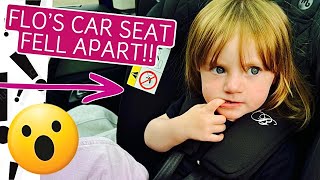 FLOs CAR SEAT FELL APART  NEW ISOFIX CAR SEAT FITTING amp DITL Catch Up Vlog [upl. by Deacon596]