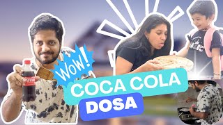 Food vlog sunday with coke dosa food vlog dosa comedy family love trending viral like lol [upl. by Eimaral]