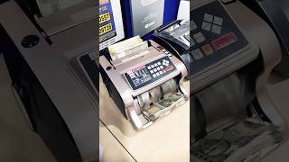 Fully automatic cash cash Counting machine with fake note detection 🚫🚫 shorts automatic detection [upl. by Atnahsal628]