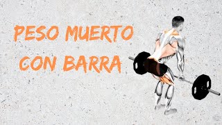 Peso muerto con barra [upl. by Alyose]