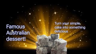 Australia’s most famous dessert lamington  how to make lamington  mess free guaranteed [upl. by Nnaihs418]