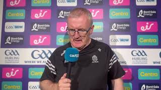 GAANOW AllIreland SHC Final Brian Lohan post match reaction [upl. by Brabazon]