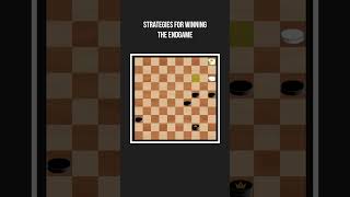 Strategies for Winning the Game in the Final Stages shorts checkersstrategy draughts [upl. by Dippold984]