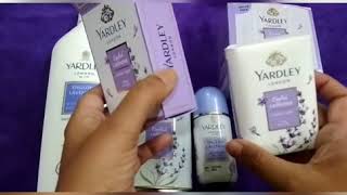 Review of Yardley London range of products English Lavender productsfirst anti aging roll on [upl. by Sipple912]