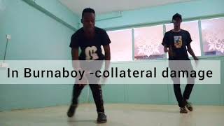 Burna boy  collateral damage best dance challenge [upl. by Eirtemed]