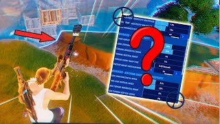 BEST Sniper SETTINGS In Fortnite Chapter 4 XboxPs4PC [upl. by Adlesirc]