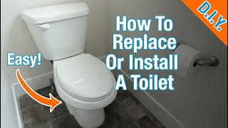 Replace A Toilet Complete StepbyStep Guide [upl. by Oruam]