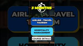 Airline Travel Tourism and Hospitality Management  Full Course Details Career amp Jobs 💼✈️ [upl. by Halbeib502]