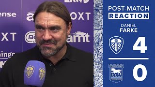 “Most mature performance”  Daniel Farke reaction  Leeds United 40 Ipswich Town [upl. by Teiv]