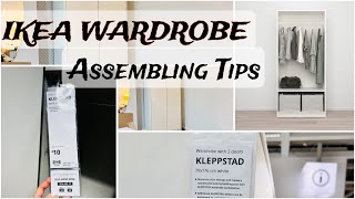 IKEA Wardrobe  2 Door Kleppstad Assembling  Step by Step guide  IKEA Birmingham [upl. by Petrina966]