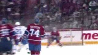 Price asks Georges Laraque to fight Josh Gorges plays in goal [upl. by Heeley]