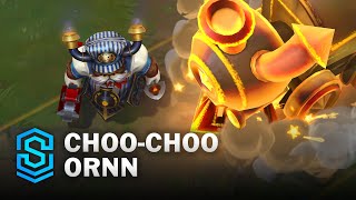 Choochoo Ornn Skin Spotlight  PreRelease  PBE Preview  League of Legends [upl. by Naicad]